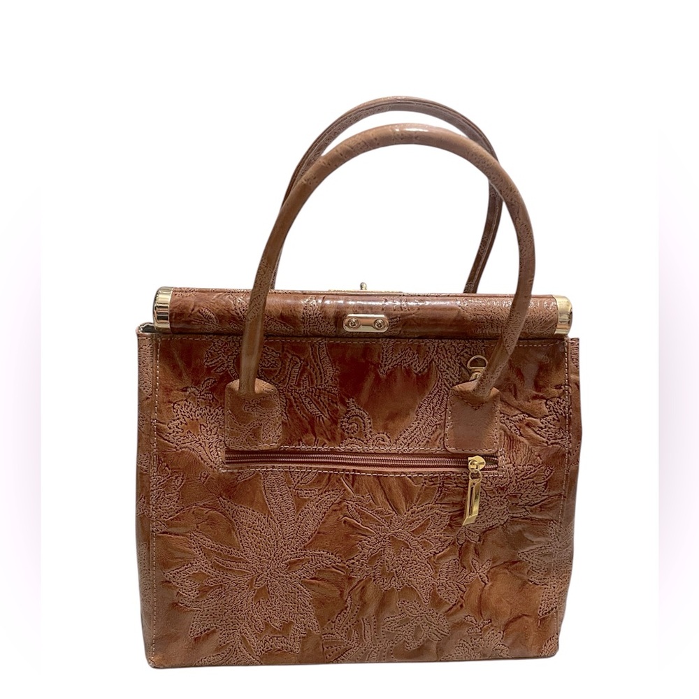 πPELLE DI GIADA BORSE ON PELLE. MADE IN ITALY, Elegant Brown Leather Handbag - Picture 2 of 16